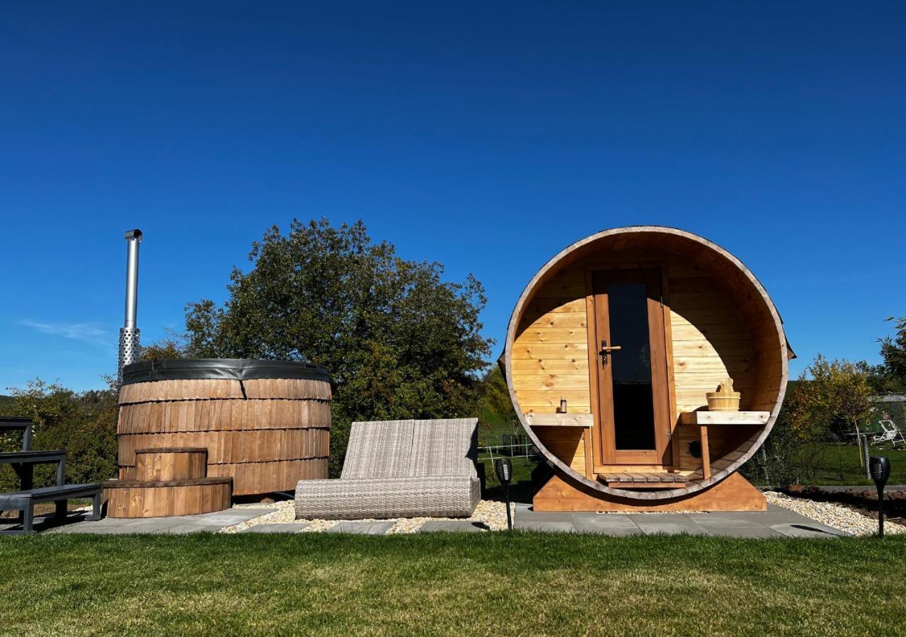 Tirolian Lodge North, Whirlpool, Sauna, Lagerfeuer Bundorf Ngoại thất bức ảnh